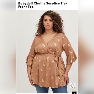 Babydoll Wrap Top